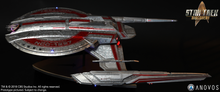 Load image into Gallery viewer, STAR TREK™: DISCOVERY — NCC-1227 U.S.S. Shenzhou Studio-Scale Starship Filming Miniature (Made to Order)