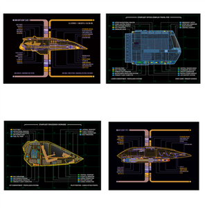 Exclusive Collector's Set of STAR TREK Shuttles 3
