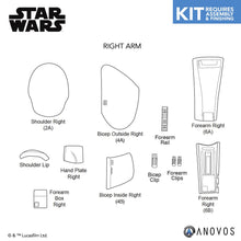 Load image into Gallery viewer, STAR WARS™ First Order Stormtrooper Armor Kit Replacement Parts
